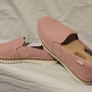 Skechers Women's Pink Slip-On Shoes Bob Flexpadrille Lo NWT No Box Size 7